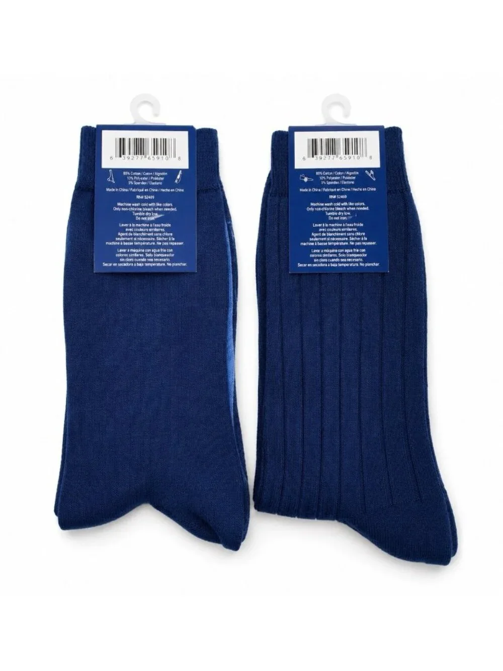 Juncture Men Crew Dress Socks Argyle Solid Print Multicolor Shoe Size 6-12